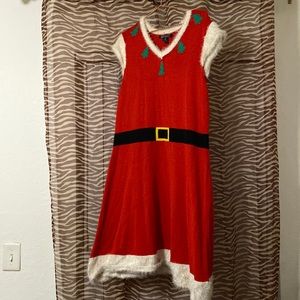 Women’s Christmas Dress Plus Size 2X (Mrs. Santa Clause)